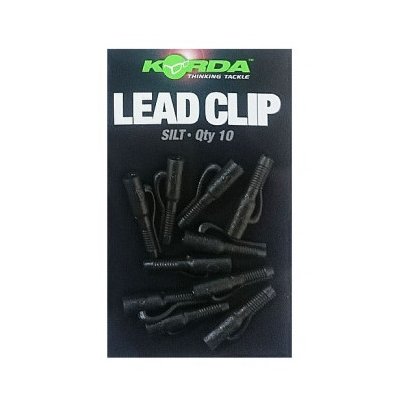 Korda Závěs na olovo Lead Clip Silt 10ks