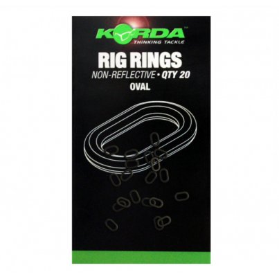 Korda Kroužek Rig Rings Oval 20ks