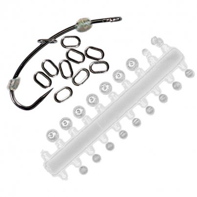 Carp ´R´ Us Zarážky na háček Swivel Rig Bead & Ring Kit Long 10ks