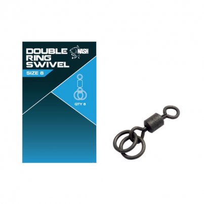 Nash Obratlík Double Ring Swivel vel. 8 