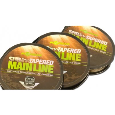 Korda Subline Tapered Mainline 0,28-0,50mm brown 300m