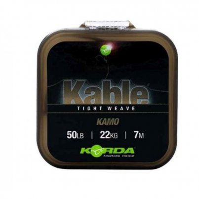 Korda Kable Tight Weave 50lb 7m gravel