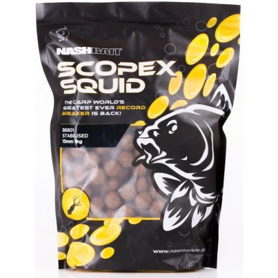 Nash Scopex & Squid Stabilised Boilies 20mm 1kg