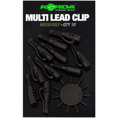 Korda Závěs na olovo Lead Clip Pin Weed/Silt 10ks