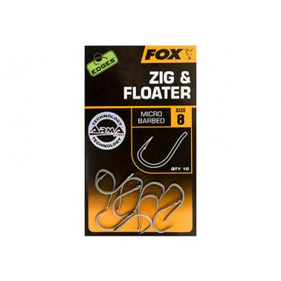 Fox Háčky Edges Zig & Floater Hooks vel. 8
