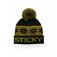 Sticky Baits Zimní čepice Olive Bobble Beanie