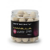 Sticky Baits Neutrálně vyvážené boilies Manilla Wafters 16mm 130g White Ones
