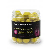 Sticky Baits Neutrálně vyvážené boilies Manilla Wafters 16mm 130g Yellow Ones