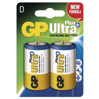 Alkalická baterie GP Ultra Plus LR20 (D), 2 ks