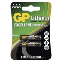 Lithiová baterie GP FR03 (AAA), 2 ks