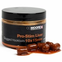 CC Moore Pro-Stim Liver Glugged Hookbaits 10x15mm 50ks