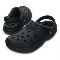 Crocs Classic Lined Clog Navy/Charcoal