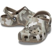 Crocs Classic Printed Camo Clog Mushroom Multi