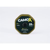 RidgeMonkey šňůrka potahovaná Connexion CamoX Stiff Coated Hooklink 25lb 20m