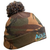 Aqua Kulich Camo Bobble Hat