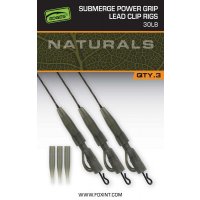 Fox Naturals Submerge Power Grip Lead Clip Leaders 30lb