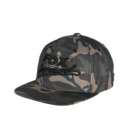 Fox Kšiltovka Camo Flat Peak College Snapback