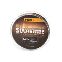 Fox šňůra Submerge Sinking Braided Mainline 25lb 11,3kg 0,16mm 300m