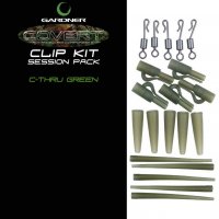 Gardner Závěs na olovo Covert Clip Kit Pack průhledná zelená