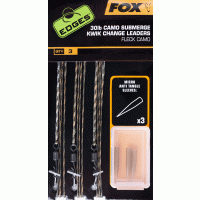 Fox Edges Hotové montáže Camo Submerge leaders Kwik Change 30lb