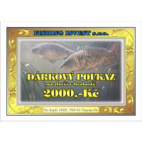 Fishing Invest Dárkový poukaz 2000kč