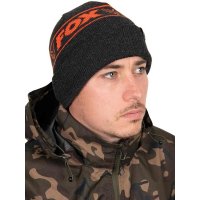 Fox Čepice Collection Beanie Hat Black Orange