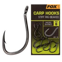 Fox Carp Hooks Stiff Rig Beaked vel. 4