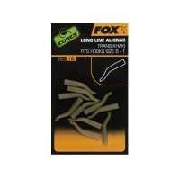 Fox Edges Rovnátka Line Alignas Trans Khaki Hook Size 7 - 10 10ks