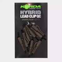 Korda Závěs QC Hybrid Lead Clip Gravel/Clay 8ks