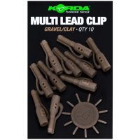 Korda Závěs na olovo Lead Clip Pin Gravel/Clay 10ks