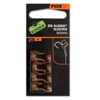Fox Zig Aligna Sleeves Brown hnědá 8ks