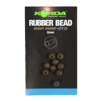 Korda Rubber Beads 5mm Brown 25ks