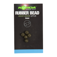 Korda Rubber Beads 5mm Green á 25ks