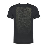 Korda Tričko LE Scaley Tee Black Olive Print vel. S 