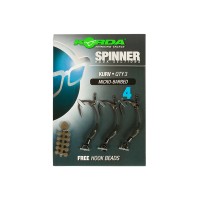 Korda Návazec Spinner Hook Section Kurv 3ks