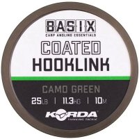 Korda šňůrka potahovaná Basix Coated Hooklink 18lb 10m