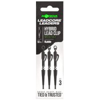 Korda Kable Leadcore Hybrid Lead Clip Weed 50cm 3ks