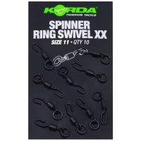 Korda Obratlík Spinner Ring Swivel XX vel.11 10ks