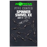 Korda Obratlík PTFE Spinner Swivel XX vel.10 8ks