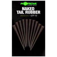 Korda Převlek Naked Tail Rubber Weed/Silt 10ks