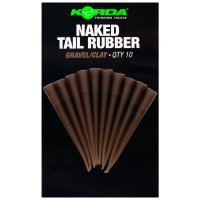 Korda Převlek Naked Tail Rubber Gravel/Clay 10ks