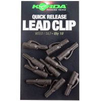 Korda Závěs Quick Release Lead Clip Weed/Silt 10ks
