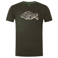 Korda Tričko Outline Tee Dak Olive vel. M