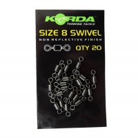 Korda Obratlík Size 8 Swivel 20ks