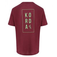 Korda Tričko LE Loyal Tee Burgundy vel. M