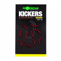 Korda Rovnátko na háček Kickers Medium Bloodworm Red 10ks