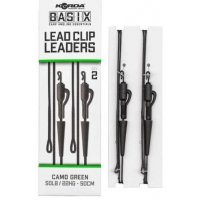 Korda Koncová montáž Basix Lead Clip Leaders 50lb 50cm 2ks