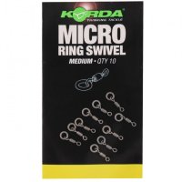 Korda Obratlík s kroužkem Micro Rig Ring Swivel medium 