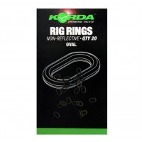 Korda Kroužek Rig Rings Oval 20ks