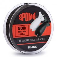 Spomb Šňůra Braided Leader Black 50 m 0,26mm 22kg